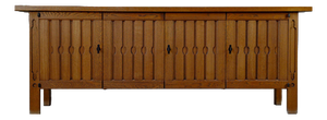 Rustic Oak Sideboard, Belgium, 1960s