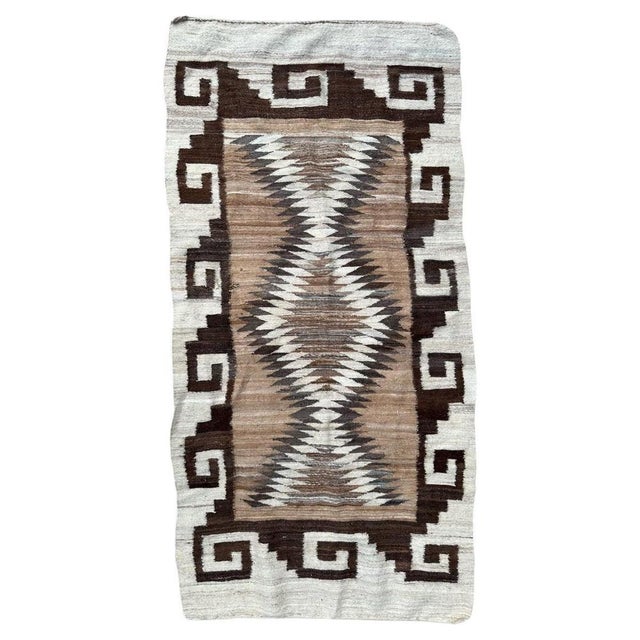 South American Navajo Flat Rug, 1930s For Sale - Image 17 of 17