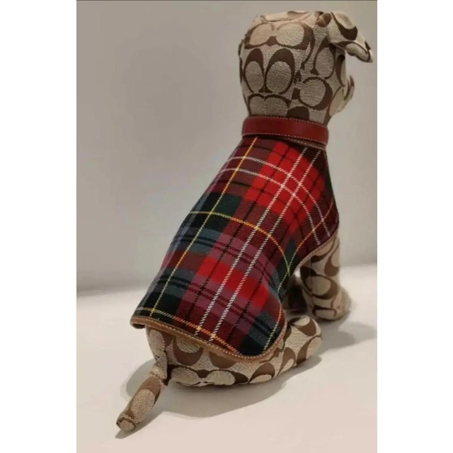 For your consideration. . . A vintage authentic Coach Leather Company collectible stuffed dog. The Coach Jack Russell...
