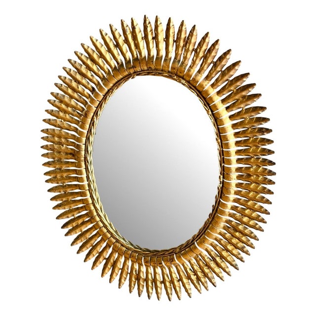 Ray of Light Mirror, Italy, 1950s For Sale - Image 4 of 4