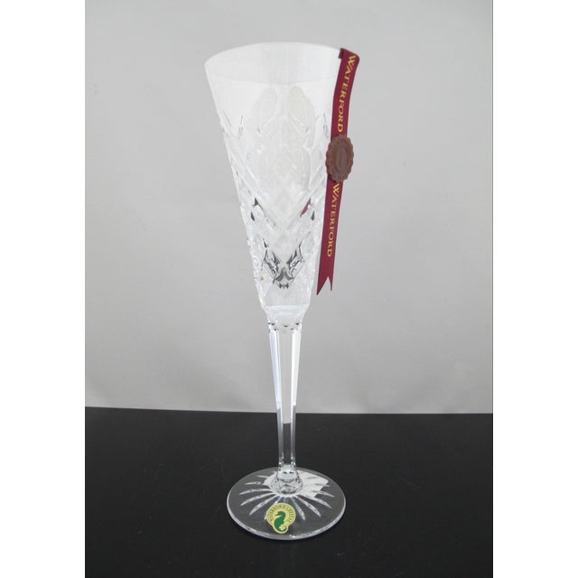 Hollywood Regency Waterford Crystal 12 Days of Christmas Calling Birds Champagne Flute Charm & Box For Sale - Image 3 of 14