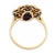 Edwardian Style Sapphire Diamond 18k Yellow Gold Ring, Size 6.5 For Sale In Los Angeles - Image 6 of 7