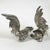 Bronze Cast Roosters in Silver, 1900s, Set of 2 For Sale - Image 4 of 11