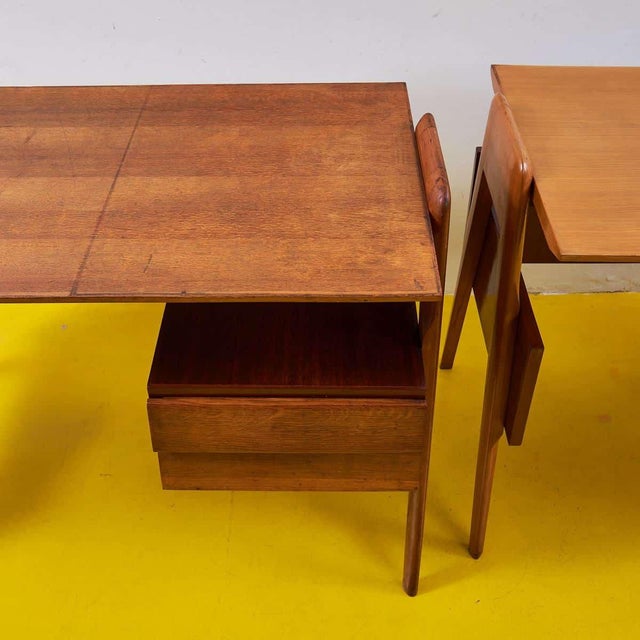 Desks attributed to Vittorio Dassi, 1950s, Set of 2 For Sale - Image 3 of 18