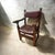 Rare Antique Spanish Revival / Gothic Oak Armchair in Oxblood Leather & Bronze Accents Own a Piece of Living History...