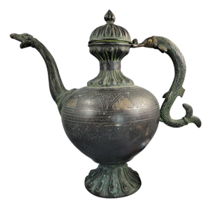 Indian Bronze Makara Aftaba, 1850s