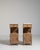 Traditional Pair of Eclectic Oak Side Tables with Marble Tops, Antique, France, Circa 1900 For Sale - Image 3 of 15