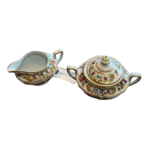 Early 20th Century Schumann Bavaria Creamer, and Sugar Set
