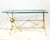 2000 - 2009 Italian Modern Atomic Planet Design Slim Asymmetrical Brass Sphere Console Table For Sale - Image 5 of 18