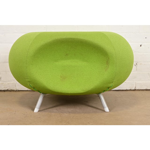 Mid-Century Modern Modern Pebble Scalloped Stool or Ottoman by Allermuir For Sale - Image 3 of 10