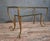 1970s Coffee Table in Brass and Engraved Glass in the style of Mjansen, 1970s For Sale - Image 5 of 6