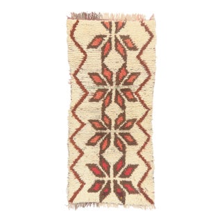Vintage Azilal Moroccan Rug, 03'02 X 06'11 For Sale
