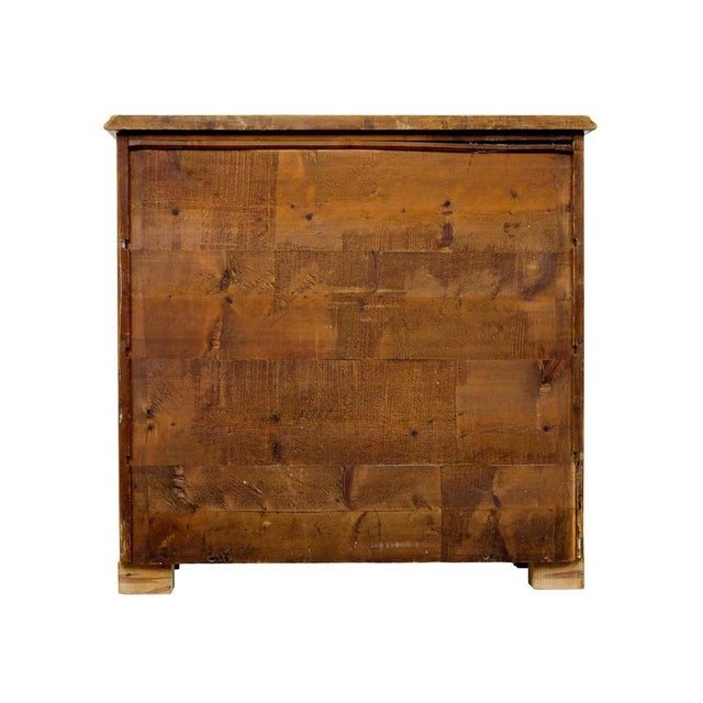 Swedish Tiger Birch Chest of Drawers, 1870s For Sale - Image 9 of 10