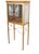 Directoire Style Gilt Metal & Eglomise Mirrored Glass Vintrine.
