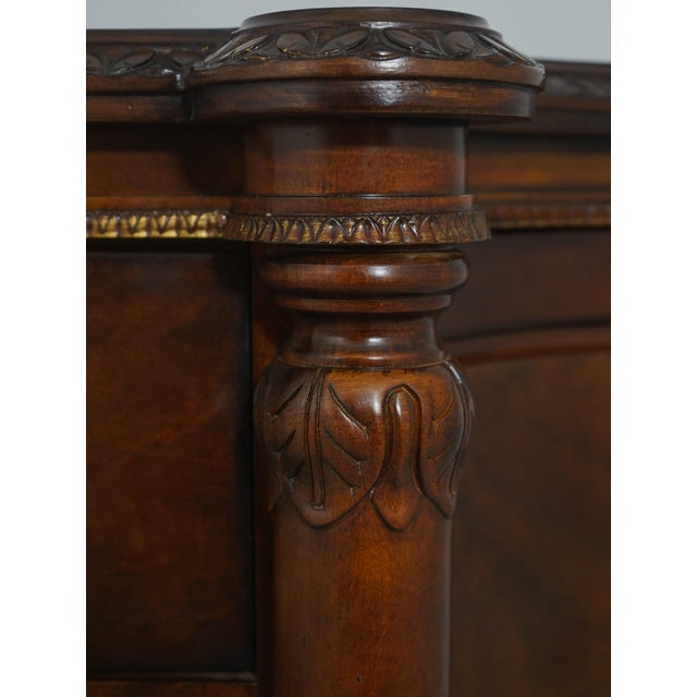 Wood Century Large Mahogany Gentleman’s Dresser Chest For Sale - Image 7 of 18