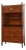 Antique Dutch Jugendstil Oak Cabinet with Open Shelf Section, 1890s For Sale