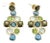 Ippolita Gelato Multicolor Gems Chandelier 18k Yellow Gold Earrings For Sale