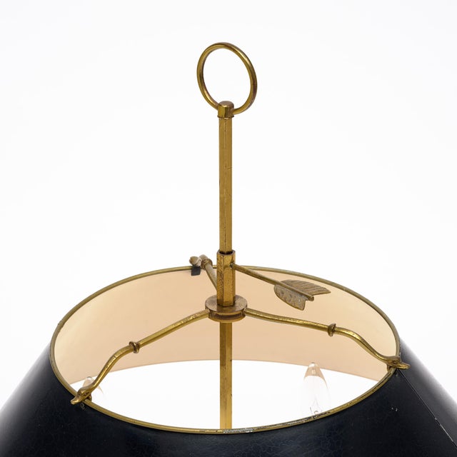 Vintage Empire Style, Large French Bouillotte Lamp For Sale - Image 4 of 9