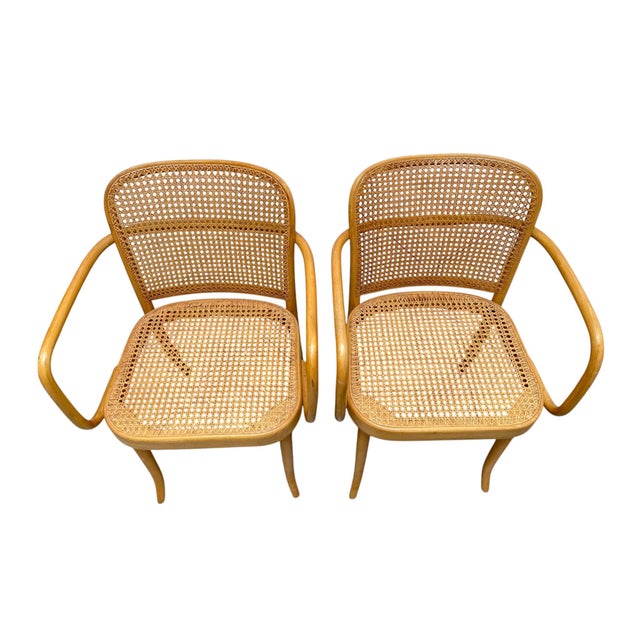 Josef Hoffmann Model 811 bentwood chair Made in Czechoslovakia (stamped on bottom) Imported by Stendig, official Thonet...