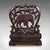 1930s Vintage Elephant Motif Book Slide, Anglo-Indian, Teak, Library Stand, Art Deco For Sale - Image 5 of 10
