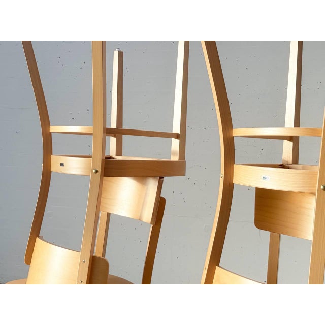 Side Chair in Beech by Ton For Sale - Image 12 of 15