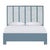 Liam Platform Bed Queen - Regatta Blue For Sale - Image 12 of 12
