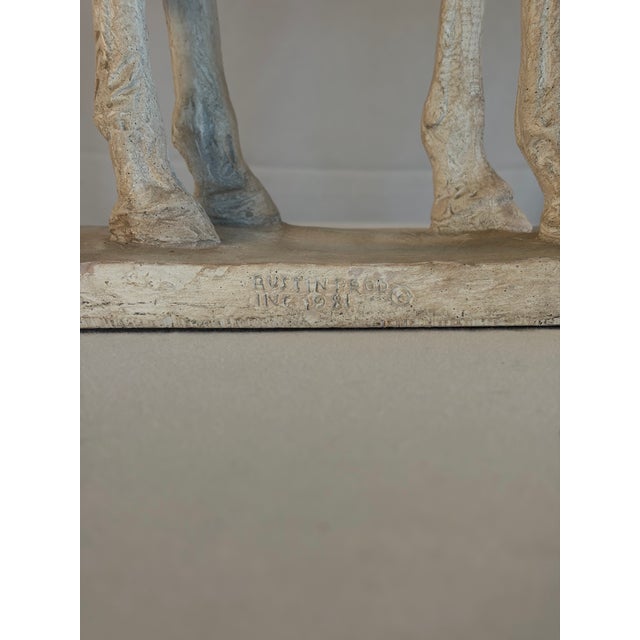 Vintage Austin Productions Standing Giraffe Sculpture, 1981 For Sale - Image 10 of 10