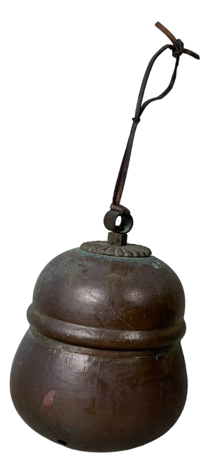 Copper Shrine Suzu Shinto Temple Bell, Japan, 1930s
