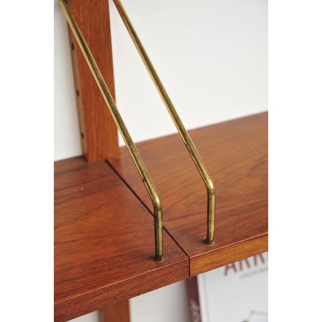 Brown Vintage Shelving System in Teak by Poul Cadovius for Cado For Sale - Image 8 of 17
