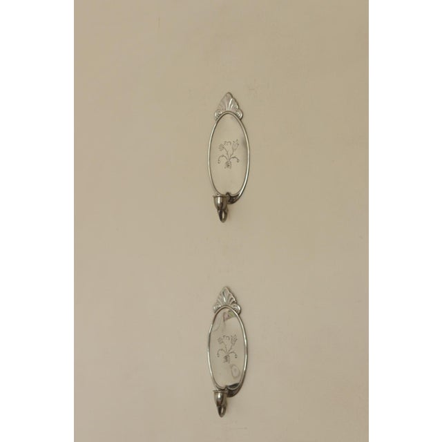 Mid-Century Swedish Pewter Sconces by Svenskt Tenn, Set of 2 For Sale - Image 12 of 15