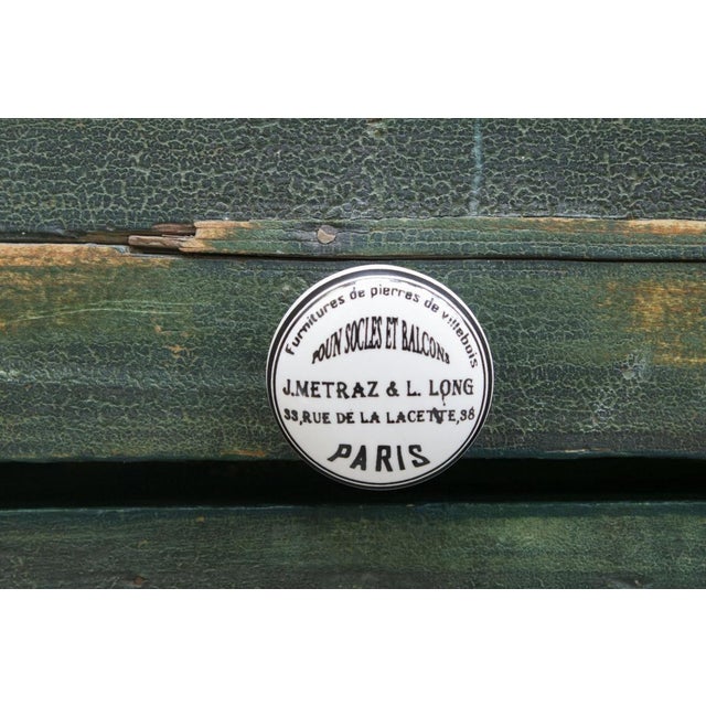 Green Wooden Trunk For Sale - Image 3 of 9