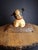 This is an authentic, large-scale antique cast iron still penny bank known as "Fido on Pillow," manufactured by the...