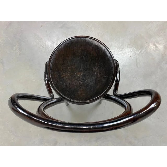 Blac Secession Chair from Thonet, 1890s For Sale - Image 6 of 12