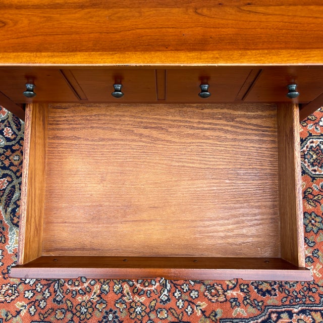 Auburn Vintage Lexington Bob Timberlake Collection Rustic Traditional Cherry 3 Drawer Nightstand or Side Chest For Sale - Image 8 of 10