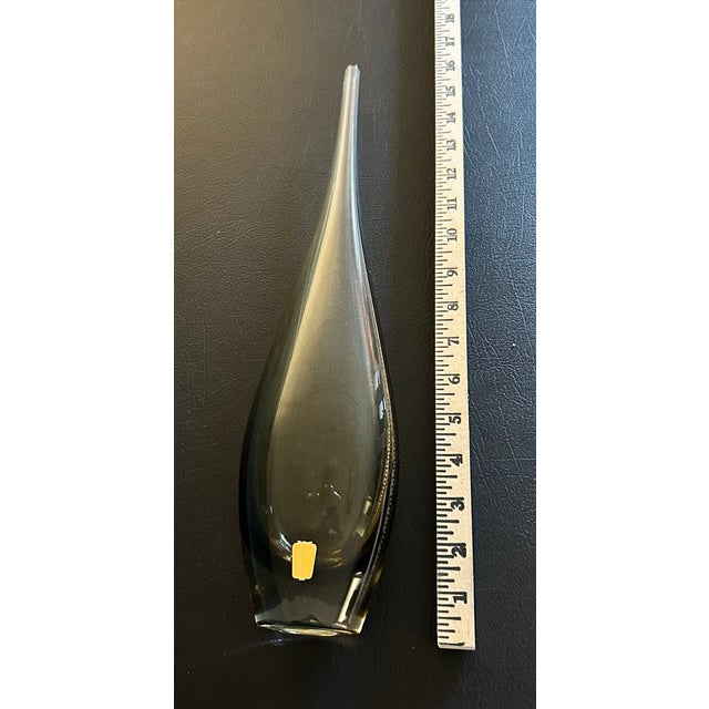 1960s Bengt Orup Johansfors Vase 16” For Sale - Image 5 of 5