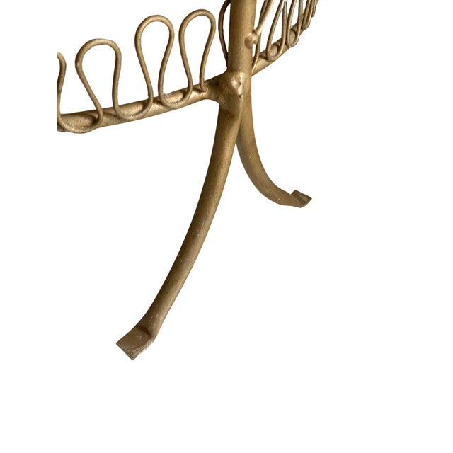 Regency Gilt Iron Cake Stand, 1950s For Sale - Image 9 of 10