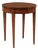 French Louis XVI Style 1870s Round Game Table with Flip Top and Tapered Legs For Sale