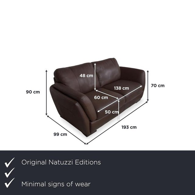 with the A399 from Natuzzi Editions, you get a sofa with a striking, wedge-shaped silhouette. The wide, cubic armrests and...
