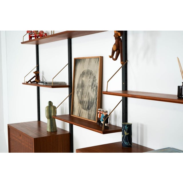 Danish Teak Shelving Unit attributed to Poul Cadovius, Denmark, 1960s For Sale - Image 10 of 18