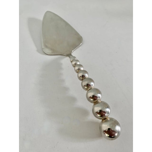 Mid 20th Century Modern Silver Plate Cake or Pastry Server For Sale - Image 5 of 7
