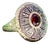 Gold and Silver Ring with Chiseled Floral Motifs For Sale