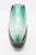 Modern Vintage Murano Antonio Da Ros for Cenedese Sommerso Sea Green and Peach Vase, 60's For Sale - Image 3 of 12