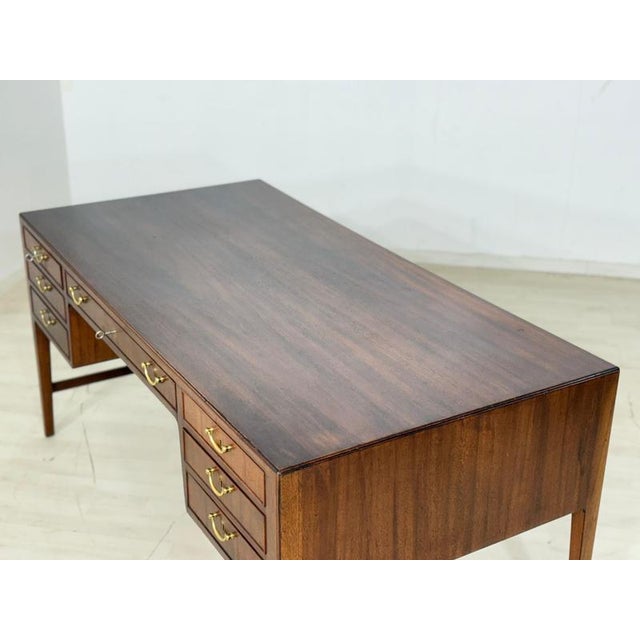 Freestanding Desk in Mahogany For Sale - Image 13 of 16