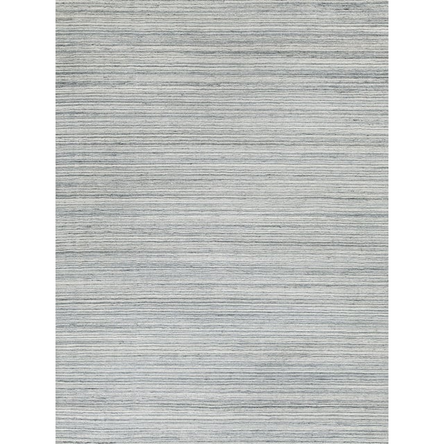 Textile Exquisite Rugs Rossini Handmade Nylon & PET Yarn Ivory/Gray Rug-10'X14' For Sale - Image 7 of 7