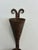 Metal Vintage Metal Wall Hung Decorative Plant Holder For Sale - Image 7 of 8