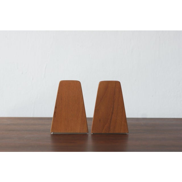 Mid-Century Modern Mid-Century Modern Teak Bookends by Kai Kristiansen, 1960s, Set of 2 For Sale - Image 3 of 4