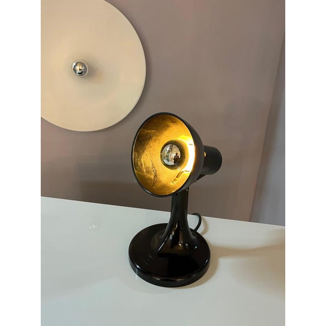 Black Bakelite Table Lamp from PGH For Sale - Image 6 of 11