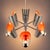 Space Age Pendant Lamp with Aluminum Tubes from Raak Amsterdam, 1970s For Sale - Image 6 of 8