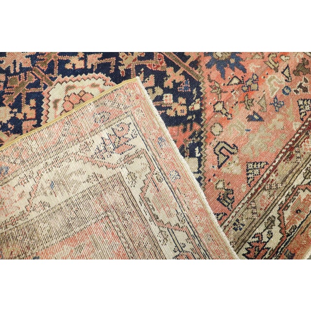 Early 20th Century Zabihi Collection Persian Malayer Accent Rustic Rug - 4'7" x 6'7" For Sale - Image 4 of 10