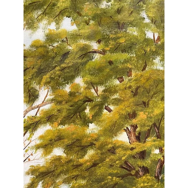 L. Jacques, Hermance, Genève, 1923, Oil on Canvas For Sale - Image 9 of 15